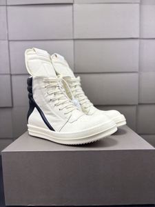 Chaussures montantes sportives à lacets pour hommes Designer OwenS en cuir véritable, plateforme plate, respirantes, tendance, pour le skateboard urbain - Product Image 4