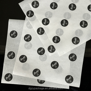 Impression personnalisée de qualité alimentaire biodégradable résistant aux graisses 30-80g de papier d'emballage de beurre pour l'emballage - Product Image 2