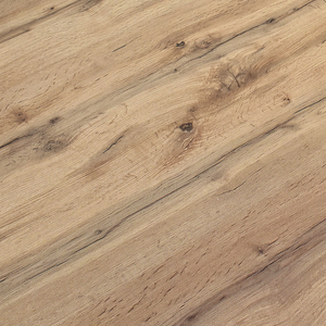โต๊ะอาหารยืดหดได้ George ขนาด 160x90 ซม. รุ่น Rustic Oak ฐานโลหะ สำหรับใช้ภายใน - Product Image 5