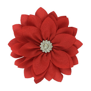 แฮนด์เมดใหม่อเมริกันเด็กกิ๊บเพชรดอกบัวชี้มุมสําหรับ DIY Headwear อุปกรณ์เสริม - Product Image 4