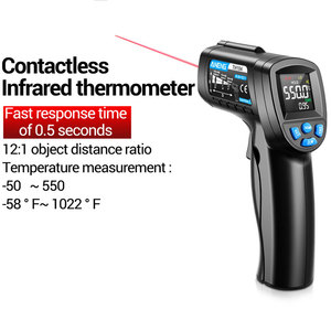 VA Screen Display 550C Degree IR Pyrometer Industrial Digital <strong>Infrared</strong> Laser <strong>Thermometer</strong> For Industry - Product Image 4