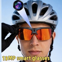 Nuevas Gafas de Ciclismo E08 con Cámara de 13MP, Traductor IA, Asistente de Voz, Grabación de Video, Gafas de Sol Inteligentes para Exteriores 2026