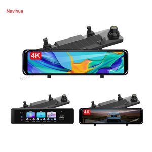 Caméra embarquée NaviHua avec écran tactile de 11,26 pouces, boîte noire de voiture, système d'enregistrement vidéo 4K 1080p, caméra avant et arrière, DVR de voiture - Product Image 2