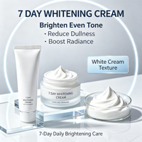 Crème Visage Éclaircissante 7 Jours Faible MOQ Marque Privée Personnalisée Niacinamide Alpha Arbutine