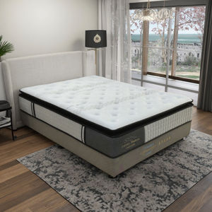 <span class=keywords><strong>Matelas</strong></span> à ressorts ensachés en latex naturel pour dormir au frais avec zones à mémoire de forme visco dans une boîte - Product Image 1