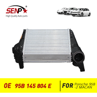 SENP 95B 145 804 E Intercooler Charge Air Cooler Cocok untuk Porsche Macan 95B.2 Turbo Suku Cadang Sistem Pendingin