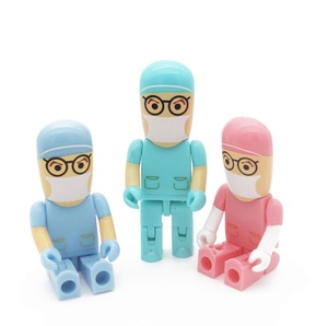 Bác sĩ hình dạng <span class=keywords><strong>m</strong></span>ón quà USB 2.0 3.0 Flash Drive 2GB 4GB 8GB 16GB 32GB 64GB <span class=keywords><strong>U</strong></span> đĩa Memoria CLE USB Flash Drive biể<span class=keywords><strong>u</strong></span> tượng tùy chỉnh Pendrive - Product Image 1
