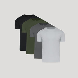 <span class=keywords><strong>Chaleco</strong></span> de Poliéster de Lujo de Alta Calidad para <span class=keywords><strong>Hombre</strong></span> y Camisetas Personalizadas, Pack de 4 Camisetas Clásicas <span class=keywords><strong>Boss</strong></span> de Algodón Pima con Cuello Redondo - Product Image 4