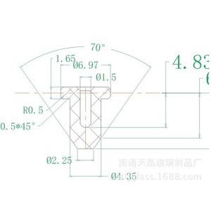 จุกซิลิโคนเทียนจิง 4.35 มม. รูปตัว T ป้องกันการรั่วซึมสำหรับหลอดทดลอง - Product Image 4