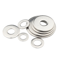 304 Stainless Steel Round Plain Washer Polished Surface Hardware Screw Socket Washer M2.5-M12