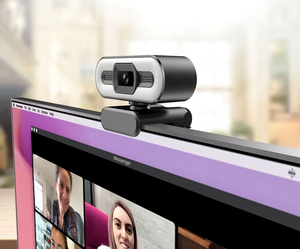<span class=keywords><strong>Webcam</strong></span> USB 30FPS 1080P HD 2026 B11 à Mise au Point Automatique avec Lumière d'Appoint Polyvalente pour Diffusion en Direct et Vidéoconférence - Product Image 1