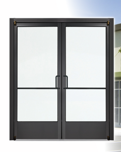 <span class=keywords><strong>Porte</strong></span> d'entrée commerciale en verre insonorisée pour façade de magasin, modèle 2025 – Portes commerciales françaises extérieures à <span class=keywords><strong>prix</strong></span> avantageux à vendre - Product Image 6