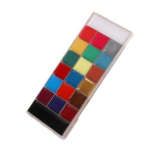 20 Color Face Body Grease <b>Paint</b> for Halloween Party Clown Performance Stage Facial Makeup - Product Image 4