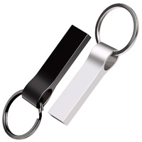 Memorias USB 2.0 Personalizadas con Anillo para Llaves, Precio Directo de Fábrica, Unidad Flash USB de 4 GB, Pendrive Metálico