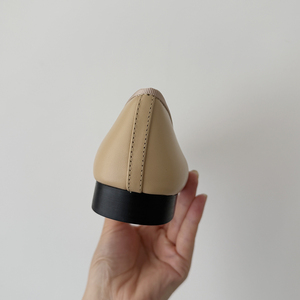 Bailarinas para <span class=keywords><strong>mujer</strong></span>, <span class=keywords><strong>zapatos</strong></span> sin cordones con lazo suave y elegante, <span class=keywords><strong>Beige</strong></span>, <span class=keywords><strong>charol</strong></span>, negro, para oficina, fiesta, boda, negocios, informales - Product Image 6