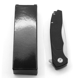 Coltello tattico pieghevole nero portatile coltello tascabile in acciaio 5 cr14 EDC strumenti di salvataggio per autodifesa per il taglio di sopravvivenza all'aperto - Product Image 5
