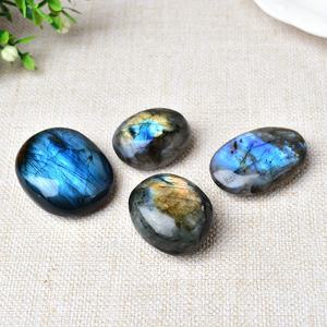 Piedra de Labradorita Natural al por Mayor para Sanación Espiritual, Cristal Pulido en Forma Ovalada para Decoración del Hogar y Regalos Navideños Únicos - Product Image 2