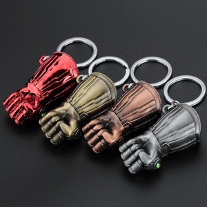 All'ingrosso 3D portachiavi in lega di metallo Infinity War <span class=keywords><strong>Thanos</strong></span> guanti pugno apribottiglie pellicola portachiavi Mar vel Souvenir - Product Image 4
