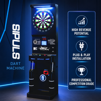 Darts Master - Machine de fléchettes électronique d'intérieur avec notation automatique, mode compétitif, écran LCD HD, structure métallique, garantie 1 an
