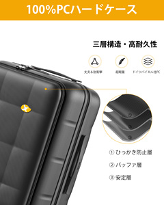 Nouvelle conception MGB : <span class=keywords><strong>Valise</strong></span> cabine pour avions, bagage à roulettes avec serrure TSA, sac de voyage moderne - Product Image 5