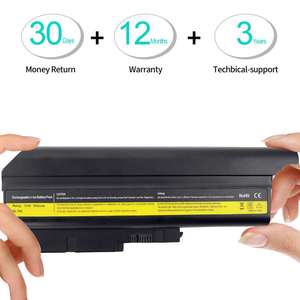 10.8V 7800mAh nouvelle batterie d'ordinateur portable 40Y6797 pour Lenovo <span class=keywords><strong>IBM</strong></span> <span class=keywords><strong>ThinkPad</strong></span> <span class=keywords><strong>T60</strong></span> R60 R500 W500 T500 SL300 SL400 SL500 40Y6795 42T4619 42T46 - Product Image 5