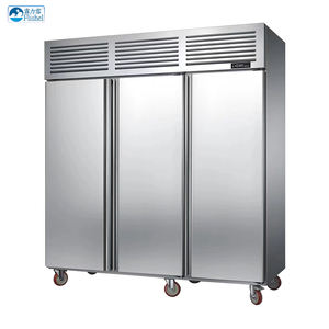 商用厨房不锈钢空气冷却器三门立式餐厅冰箱三门单温冷却 - Product Image 3