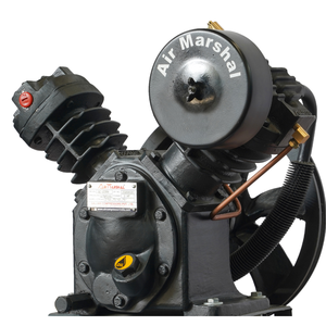 Compresseur d'air industriel de type V, pompe à piston lubrifiée à l'huile, haute pression, moteur électrique, système d'air stationnaire - Product Image 1