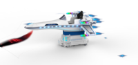 Simulateur de vol VR 360° le plus vendu pour parc d'attractions intérieur, simulateur de chasseur, en métal, plastique et fibre de verre, pour centre commercial