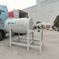 Usine de mortier sec Qichen 1-3 TPH, petite ligne de production automatique multifonctionnelle d'adhésif pour carrelage et de poudre de mastic avec pompe