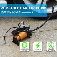 12V Single Cylinder Air Compressor 100PSI Portable Car Air Pump Lightweight Tire Inflator for Motorcycles Bicycles