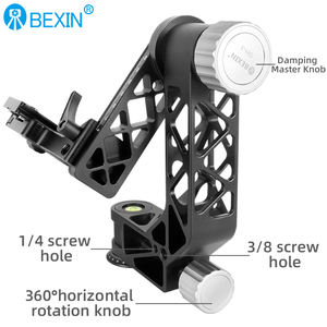 Fotografieausrüstung, Aluminium-Legierung Schwenk-Neige-Gestell, 360 Grad, Anti-Shake Kugelkopf-Stabilisator Geeignet für Kameras - Product Image 3