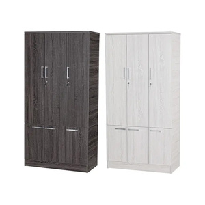 Armario de madera contrachapada directo de fábrica con espacio de suspensión de estante de almacenamiento para muebles de dormitorio de hotel o apartamento de oficina en casa - Product Image 2