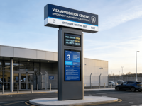 Panneau publicitaire LED pour station-service, affichage des prix, étanche, en acier inoxydable, panneau publicitaire sur pylône, enseigne extérieure personnalisée