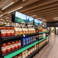 Écran de découpe LCD IPS rétroéclairé Mini-LED 500 cd/m² de luminosité, machine publicitaire murale intelligente pour véhicule