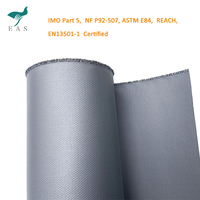 Tissu en fibre de verre enduit de silicone haute température pour gaine isolante amovible, couverture d'isolation thermique