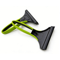 Brosse à neige et grattoir à glace 2 en 1 AutoErizo pour voiture, outil de déneigement de pare-brise d'hiver, poignée ergonomique, pelle à glace pour vitres