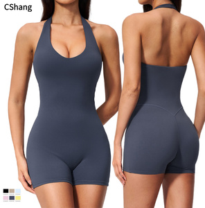 Vente en gros de vêtements de fitness sans manches, combinaisons halter, vêtements de sport pour femmes, combinaisons de sport personnalisées avec logo - Product Image 1