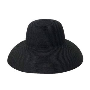 Chapeaux de paille tissés en gros pour femmes, style Hepburn, à <span class=keywords><strong>large</strong></span> bord, pour l'été et la plage - Product Image 5