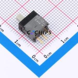 AS12CP Slide Switch Through hole Component (THT) Switch Single Pole Double Throw Rectangle Pin Header Through Hole 28V - Product Image 1