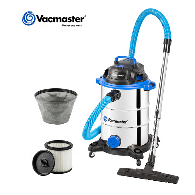 Vacmaster factory 180-260V 1500W 38L stainless aspiradoras commercial portable bagged wet dry car vacuum cleaner, VOC1538SF