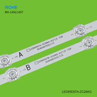 Tira de Retroiluminación LED RH-1456 para TV LED de 65 Pulgadas LED65D07A-ZC29AG-01/T/E LU65C51 LE65K6500UA LS65AL88A81