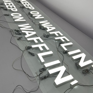 Custom 3D Business Light Board Signage acrilico LED Logo per studio odontoiatrico per l'applicazione aziendale - Product Image 6