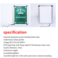 Boîte lumineuse publicitaire LED, affiches de jeu, décoration murale rectangulaire en aluminium pour salon, impression UV personnalisée HD ultra-claire