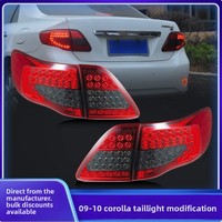 Nouveaux feux arrière LED modifiés pour voiture, assemblage lentille rouge/transparente, pour Toyota Corolla 2007 2008 2009 2010, mise à niveau des feux arrière