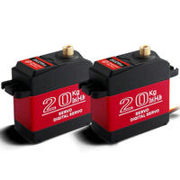 Servo Digital Impermeable DS3218 20KG de Alto Torque 6.8V Rotación de 270 Grados Engranaje Totalmente Metálico Doble Rodamiento de Bolas PWM 500-2500us