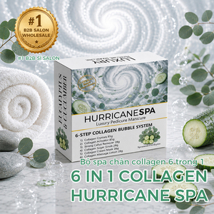 Kit de Pedicura Profesional HurricaneSpa de 6 Pasos con Colágeno Vegetal, Eucalipto y Pepino, Fórmula Personalizada OEM ODM, Venta al Por Mayor - Product Image 2