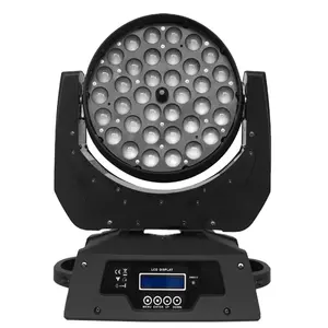 360w dmx led 4-in-1 rgbw、ズームウォッシュムービングヘッドステージライト付き