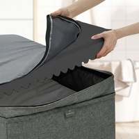Lit orthopédique pour chien imperméable en velours sculpté avec mousse alvéolée, canapé pour animaux de compagnie lavable pour les détaillants, lit pour chien de grande taille personnalisé en usine