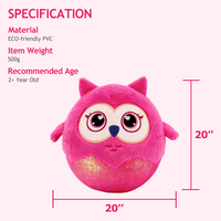 Cadeaux de carnaval à succès en 2026, grande peluche moelleuse, animal mignon pour cadeau d'enfant, jouets en peluche gonflables personnalisés