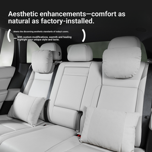 Reposacabezas y Soportes Lumbares para Autos de Lujo, Venta al Por Mayor de Fábrica, con Gamuza Suave y Materiales Ecológicos - Product Image 3